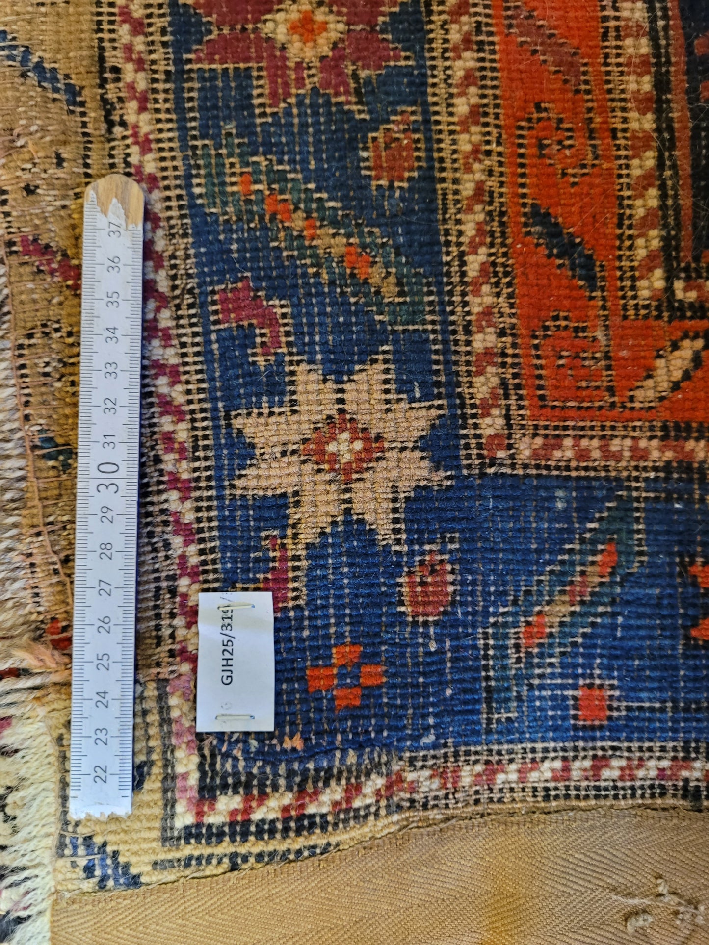 Orientteppich handgeknüpft Kazak antik 264x130 cm