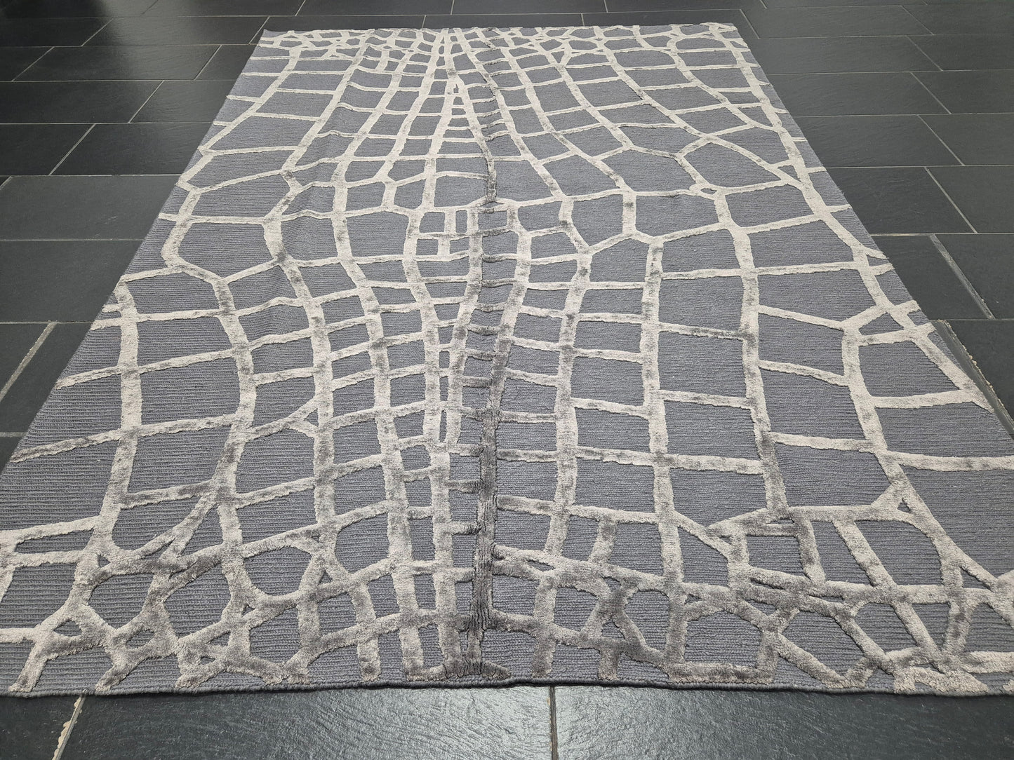 Orientteppich Handgeknüpft Moderner Ziegler Designteppich mit Seide (neu) 240 x 170 cm