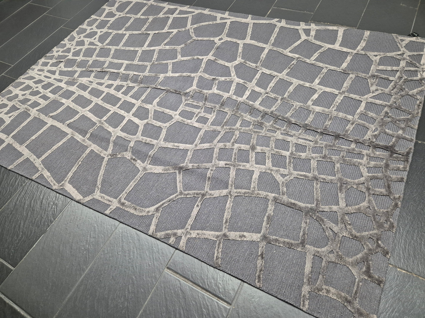 Orientteppich Handgeknüpft Moderner Ziegler Designteppich mit Seide (neu) 240 x 170 cm