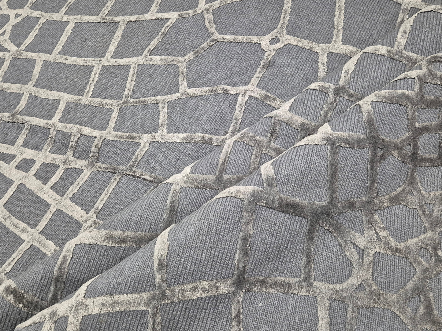 Orientteppich Handgeknüpft Moderner Ziegler Designteppich mit Seide (neu) 240 x 170 cm