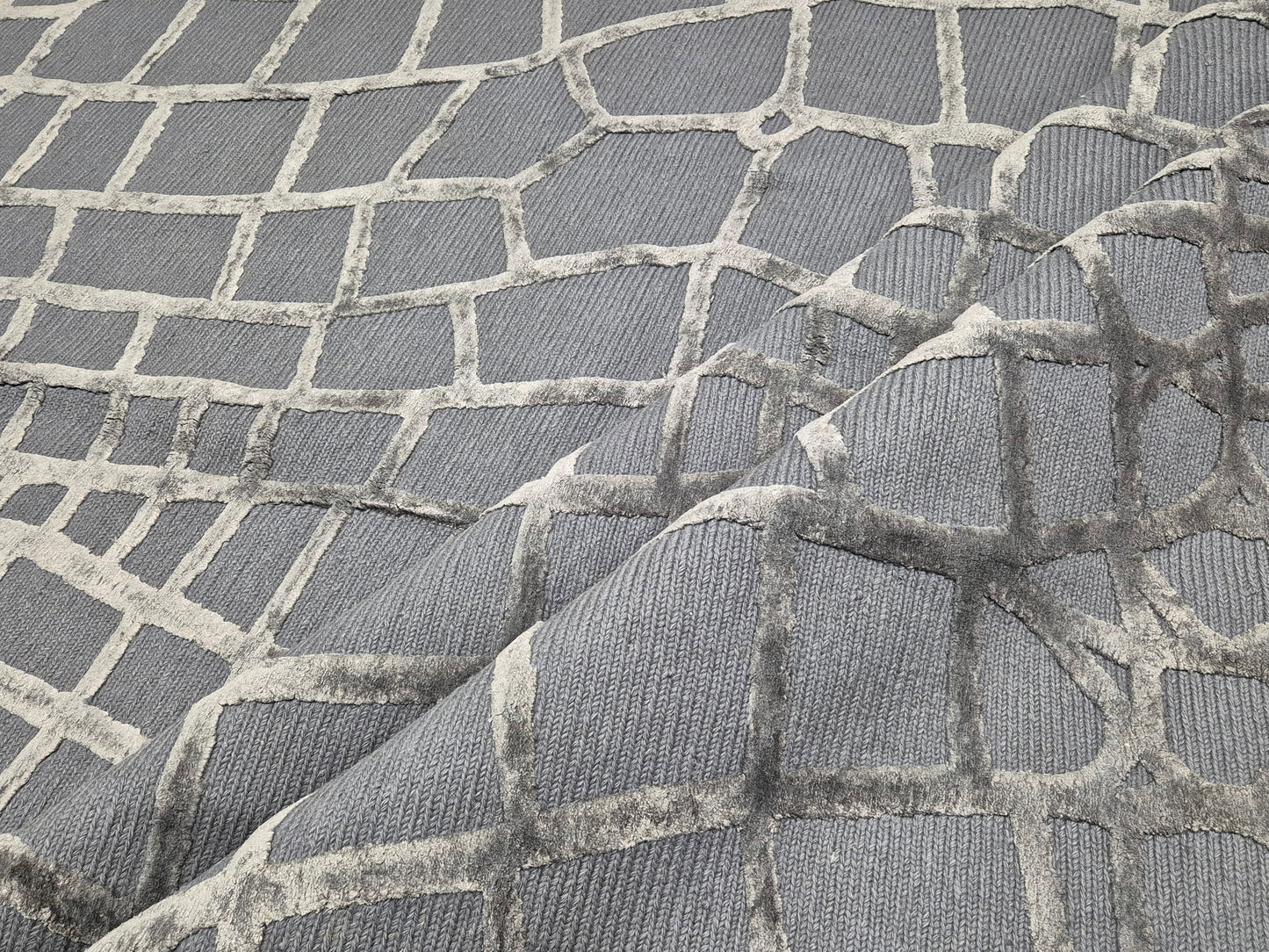 Orientteppich Handgeknüpft Moderner Ziegler Designteppich mit Seide (neu) 240 x 170 cm