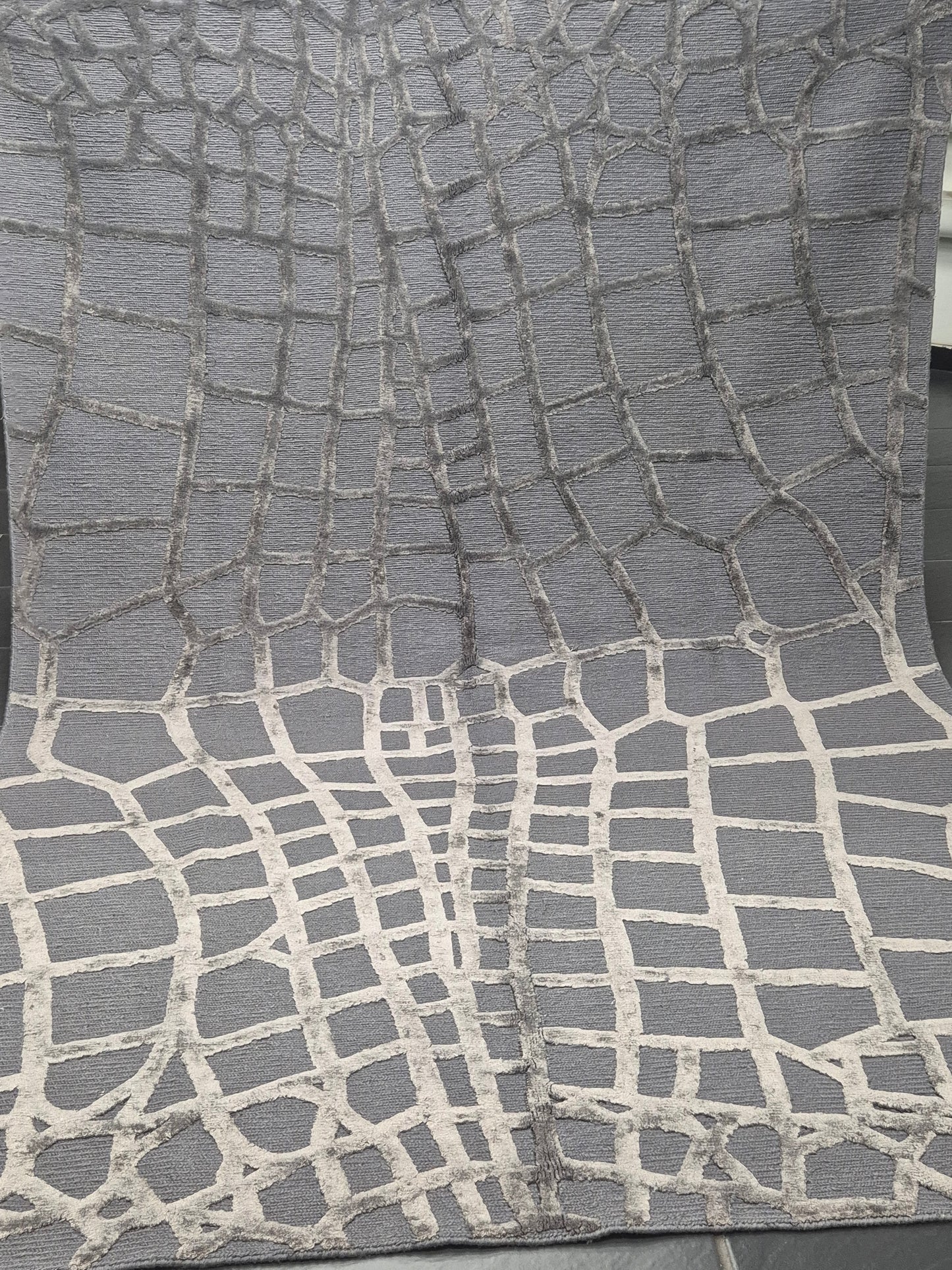 Orientteppich Handgeknüpft Moderner Ziegler Designteppich mit Seide (neu) 240 x 170 cm