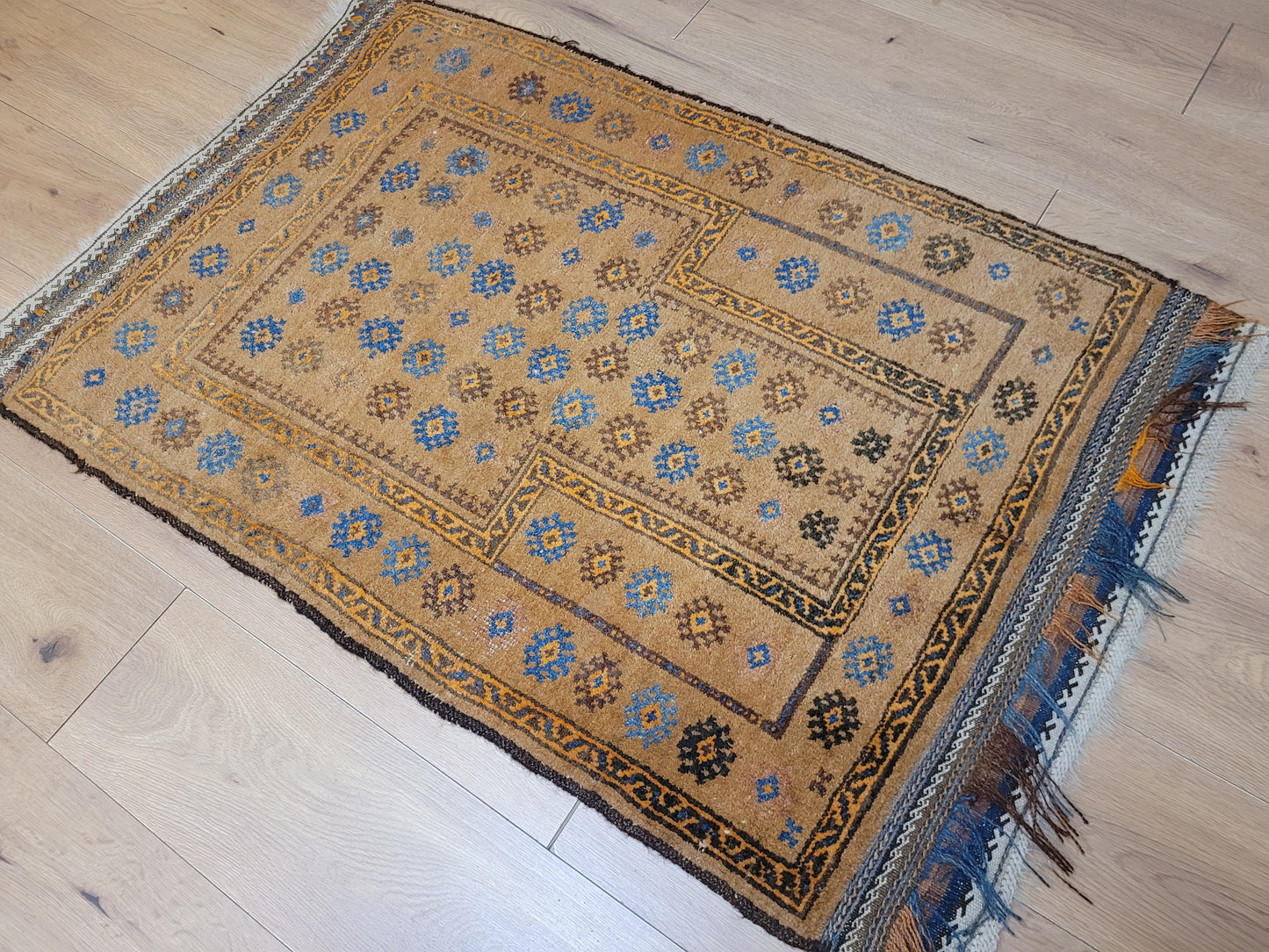 Orientteppich handgeknüpft Beludj 142×93 cm