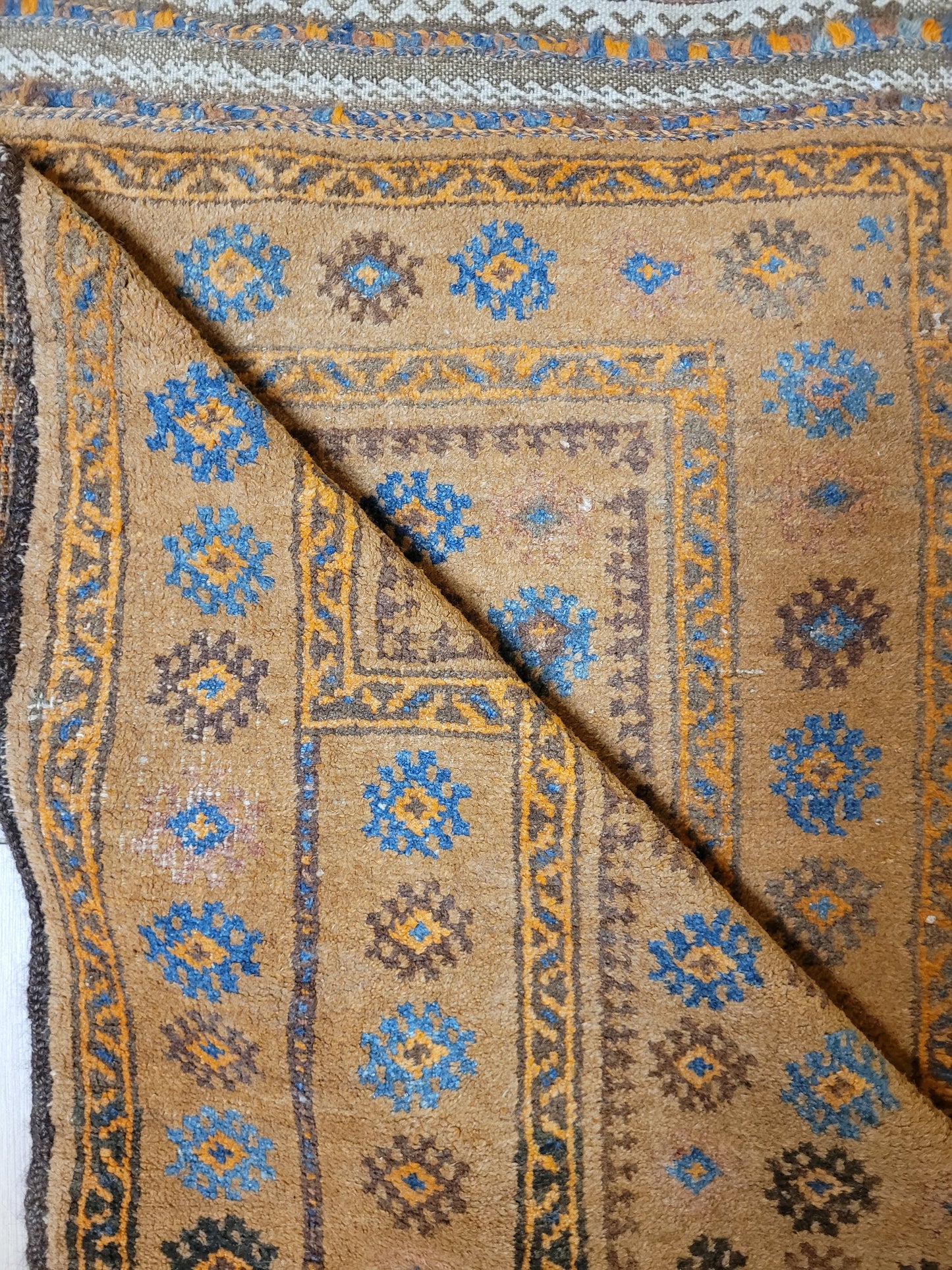 Orientteppich handgeknüpft Beludj 142×93 cm