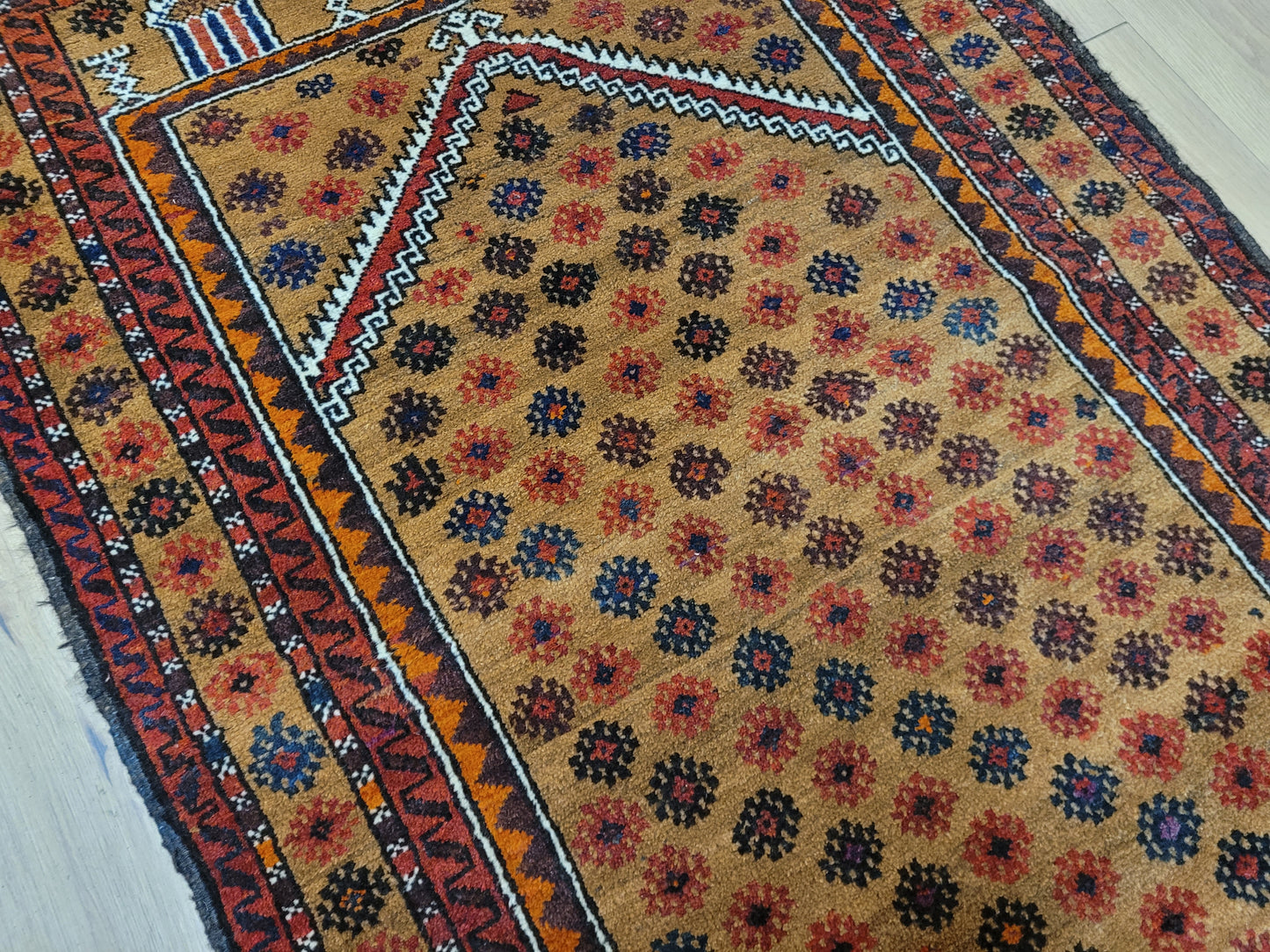 Orientteppich handgeknüpft Belutsch 142x93 cm