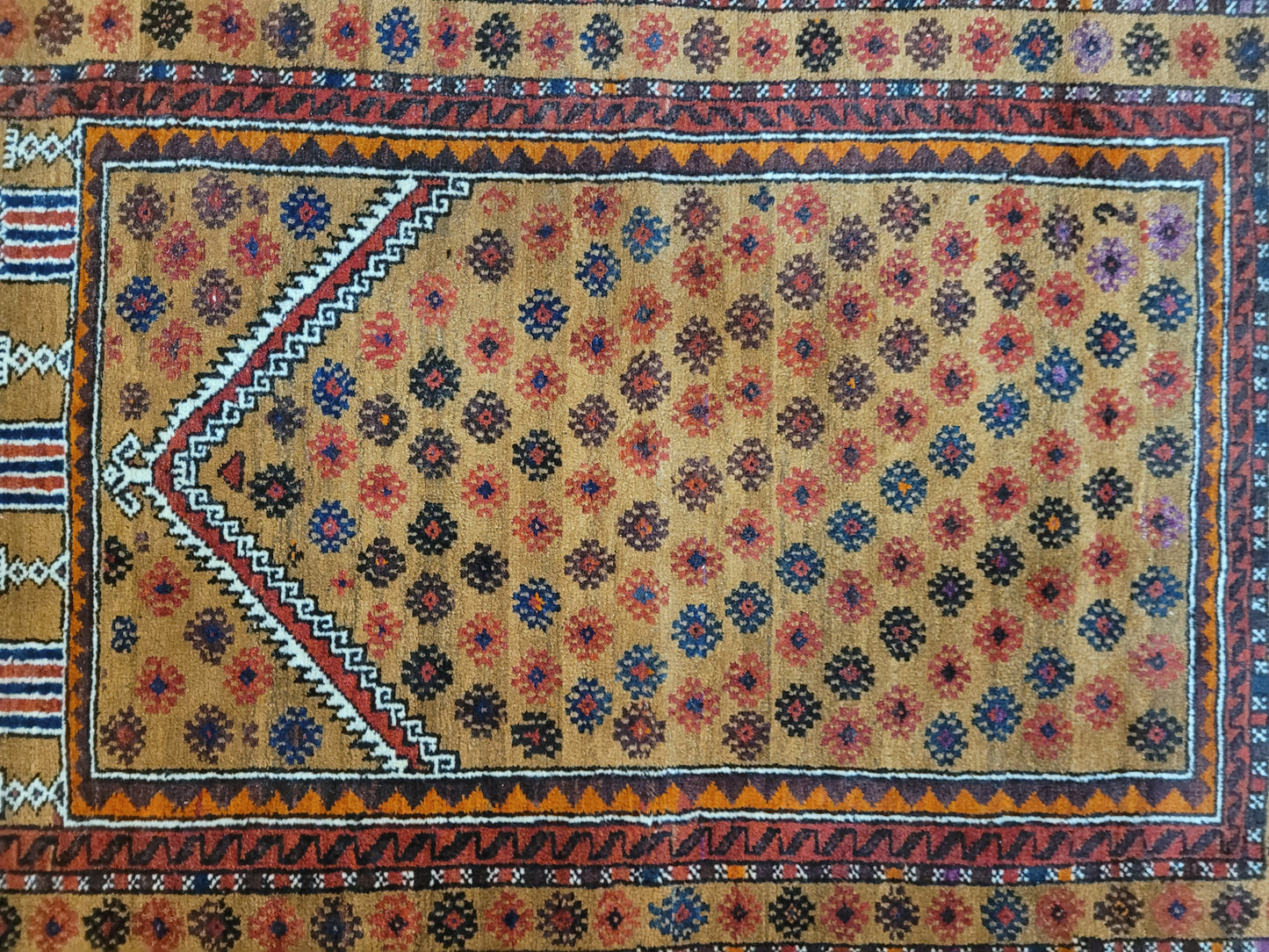 Orientteppich handgeknüpft Belutsch 142x93 cm