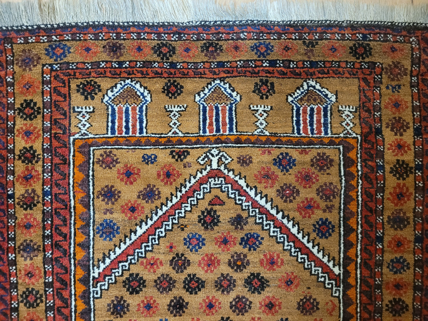Orientteppich handgeknüpft Belutsch 142x93 cm