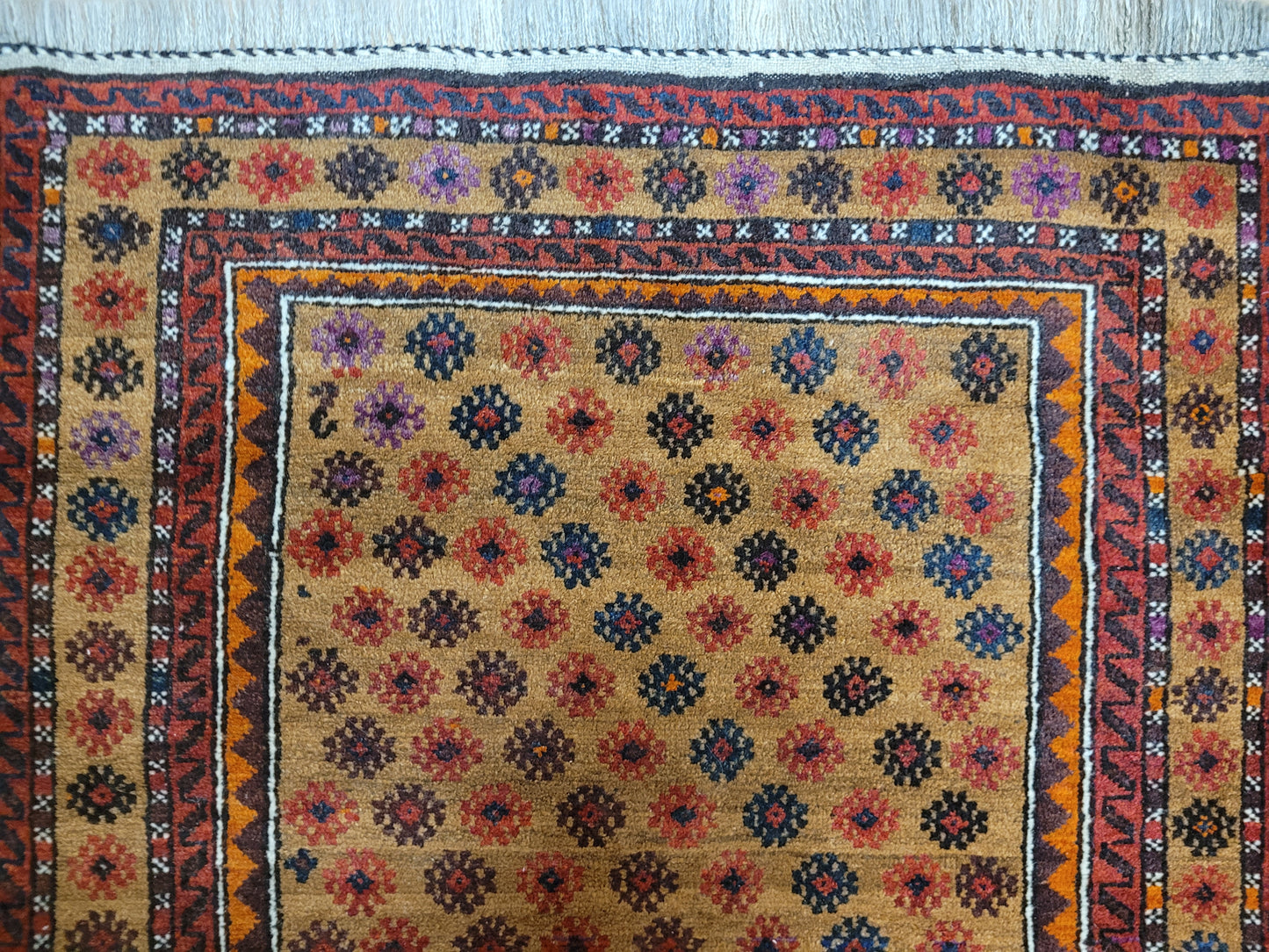 Orientteppich handgeknüpft Belutsch 142x93 cm