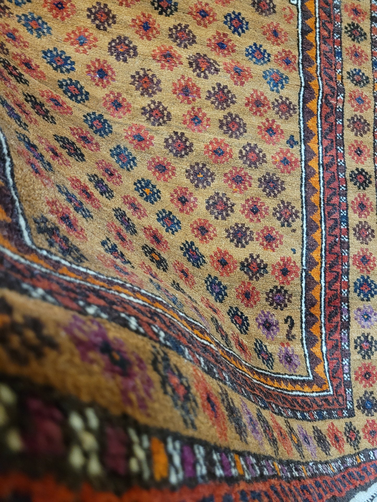 Orientteppich handgeknüpft Belutsch 142x93 cm