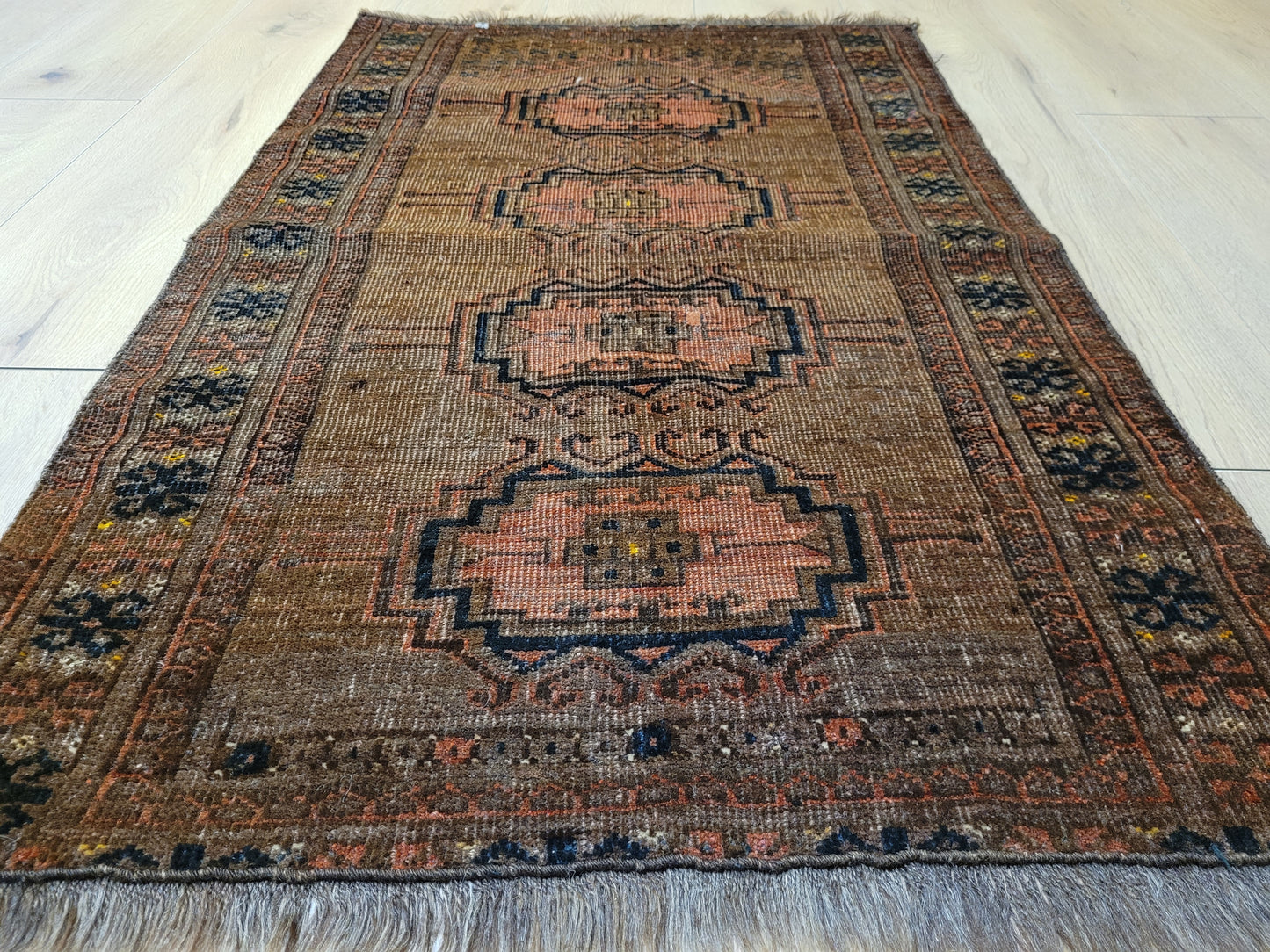 Orientteppich handgeknüpft Belutsch 100x67 cm