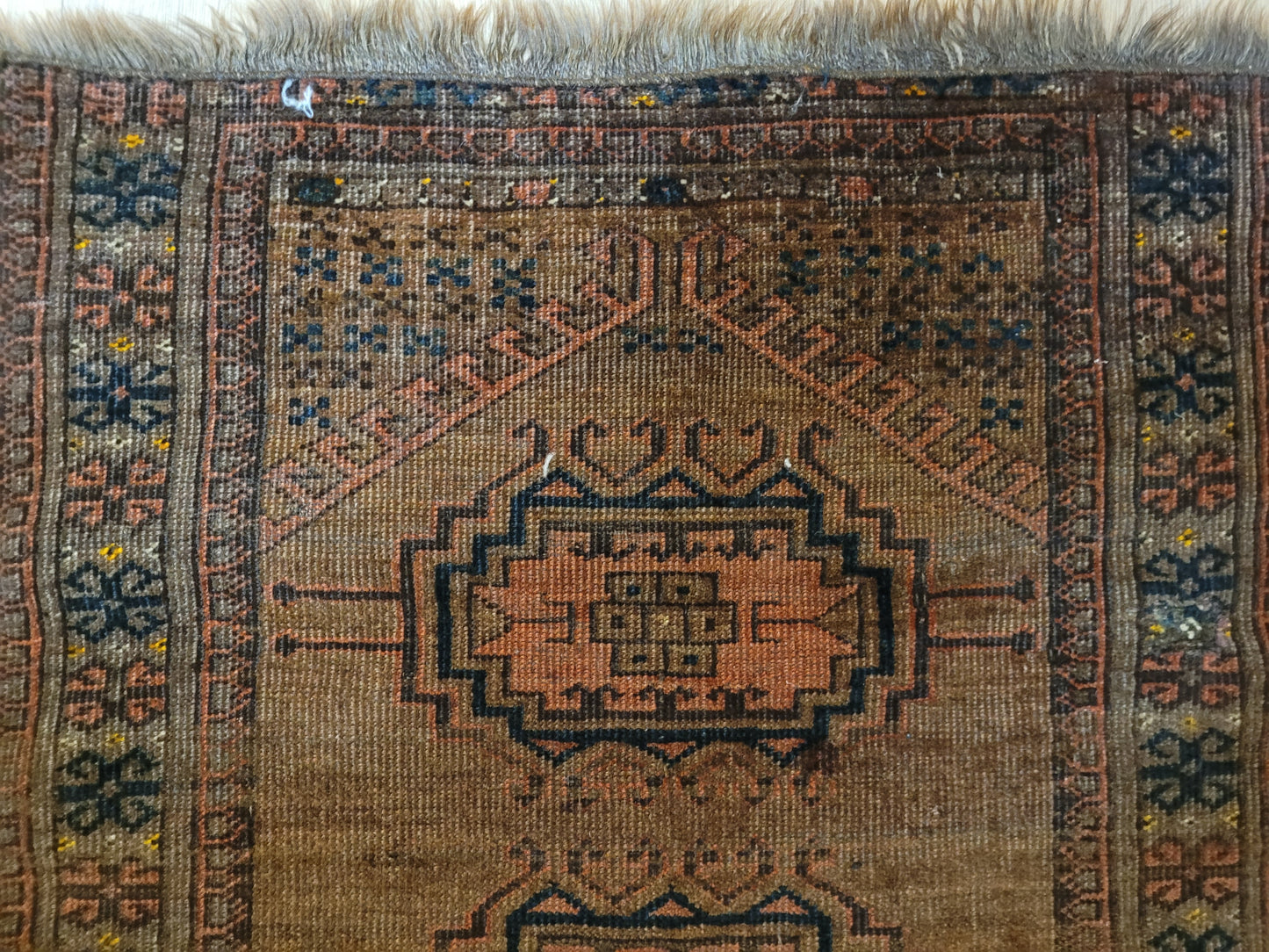 Orientteppich handgeknüpft Belutsch 100x67 cm