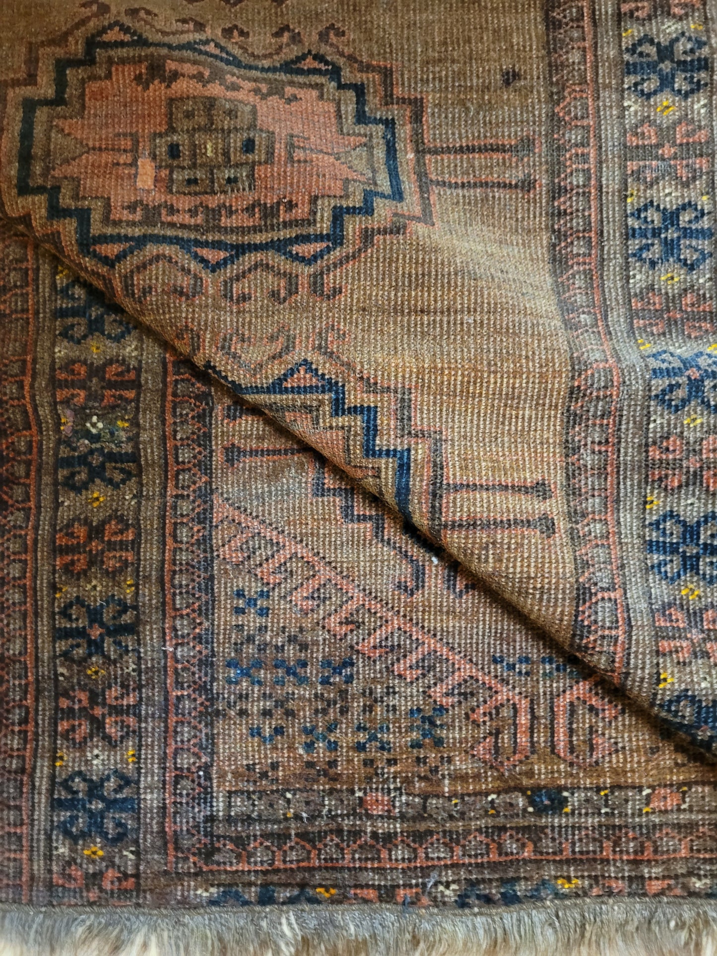 Orientteppich handgeknüpft Belutsch 100x67 cm