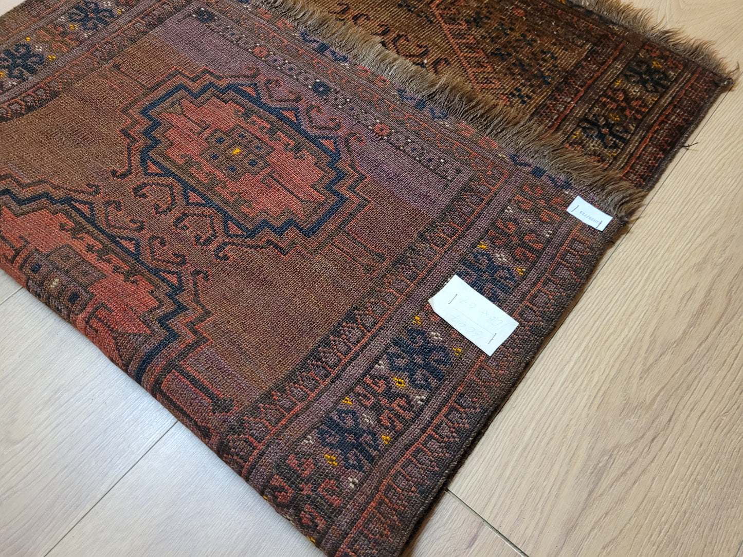 Orientteppich handgeknüpft Belutsch 100x67 cm