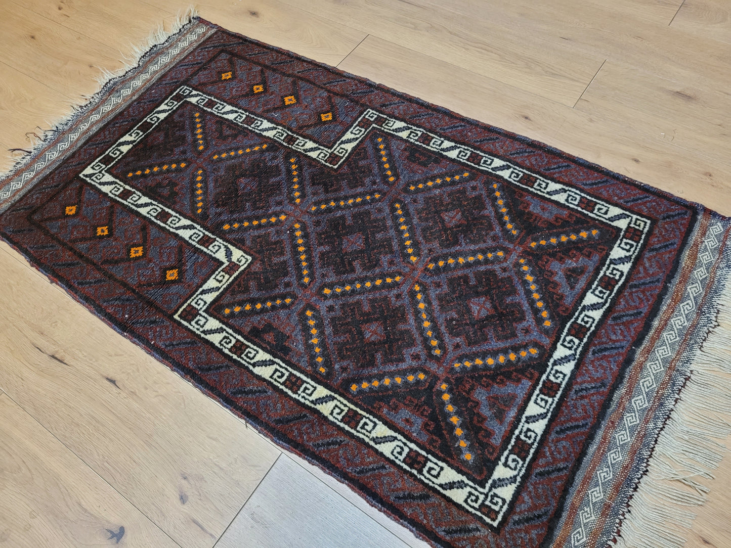 Orientteppich handgeknüpft Kelim 140×84 cm