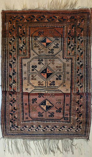 Orientteppich handgeknüpft Jomut Buchara 140x98 cm
