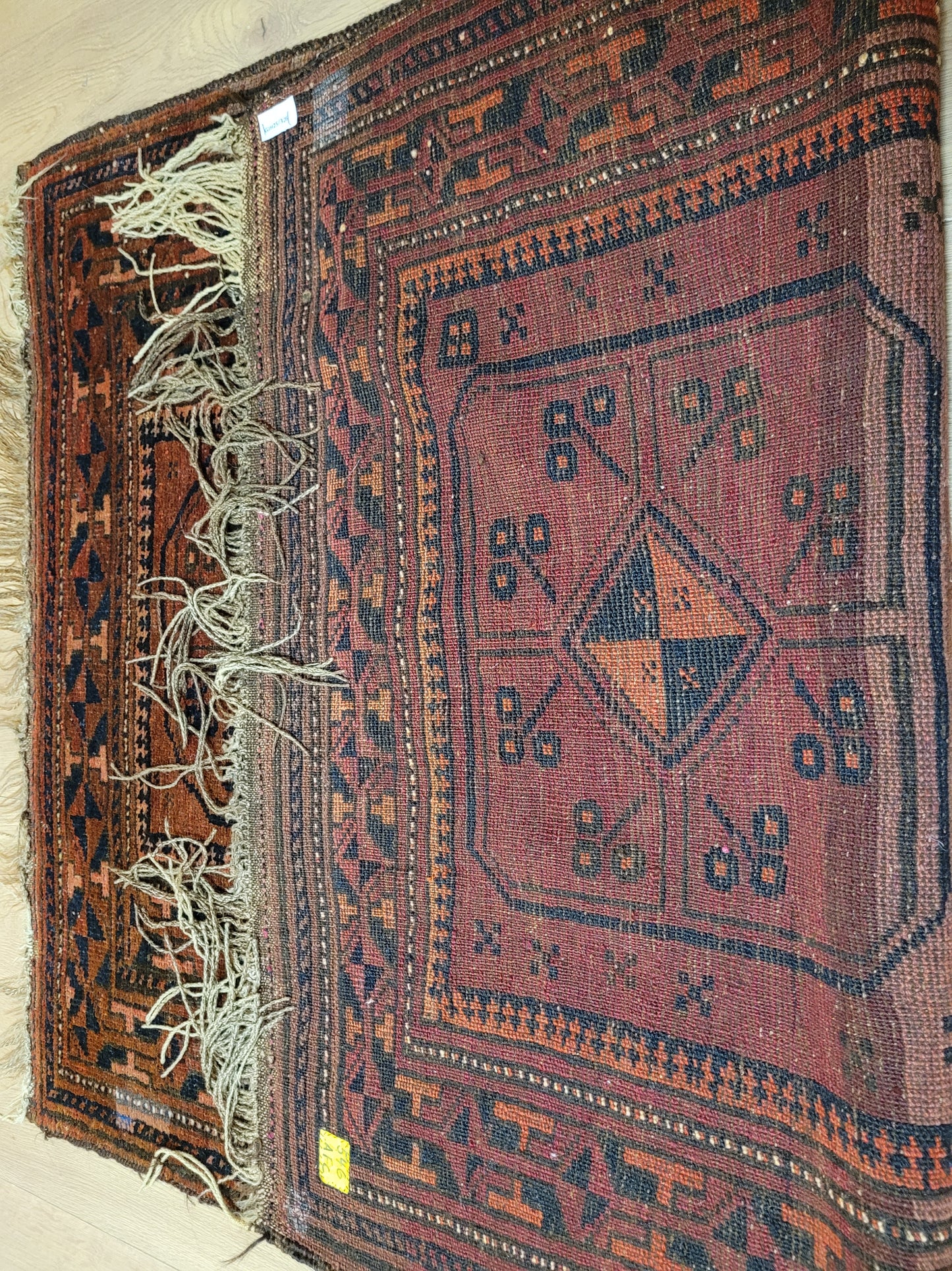 Orientteppich handgeknüpft Jomut Buchara 140x98 cm