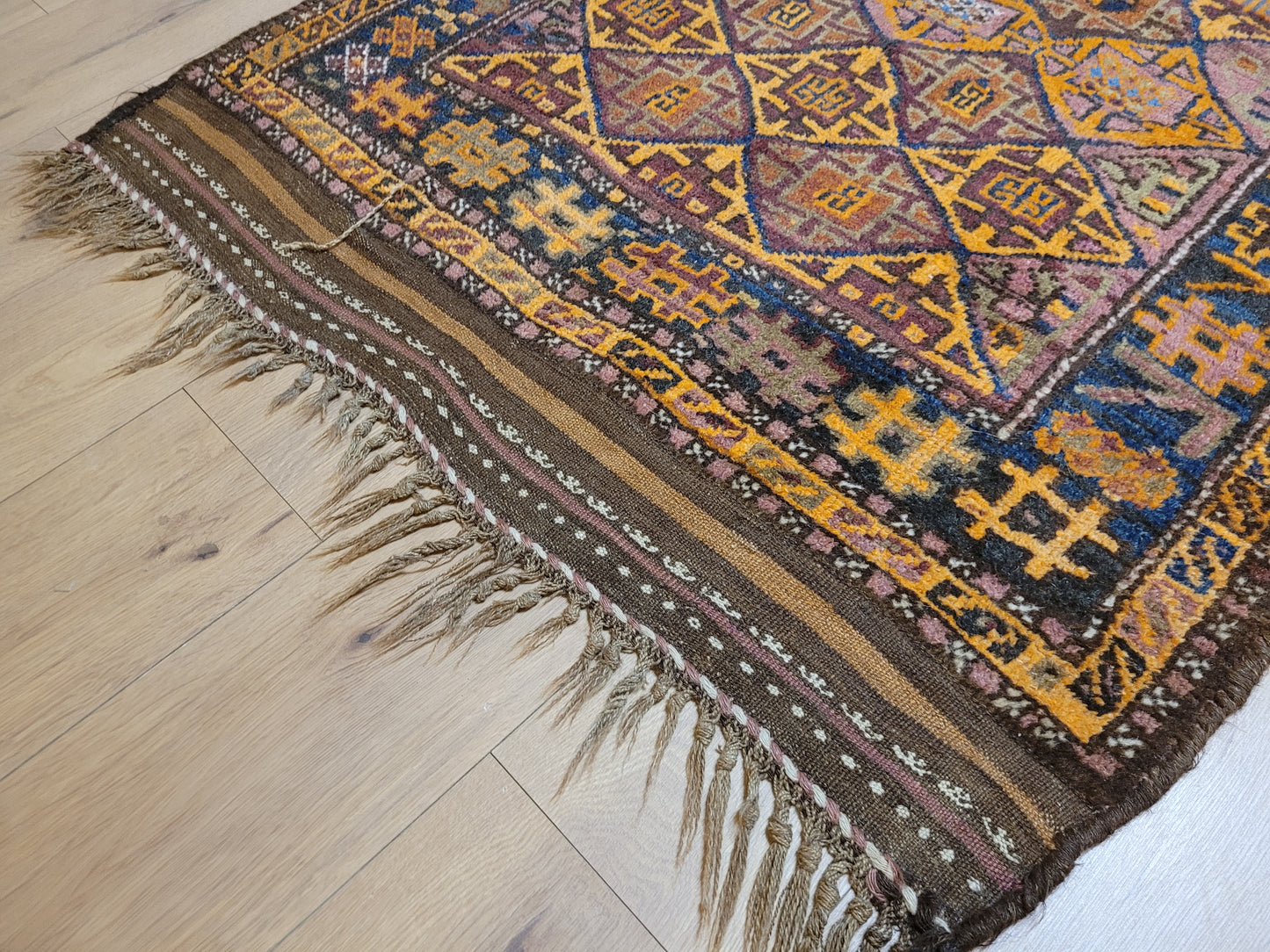 Orientteppich handgeknüpft Beludj 168×105 cm antik