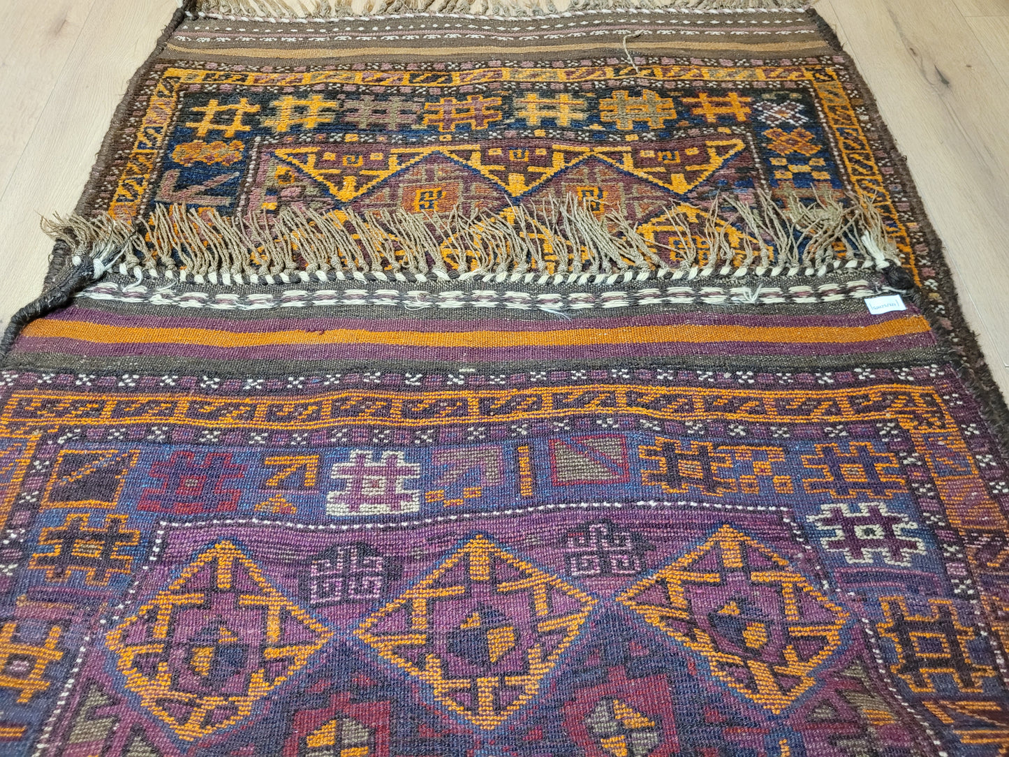 Orientteppich handgeknüpft Beludj 168×105 cm antik