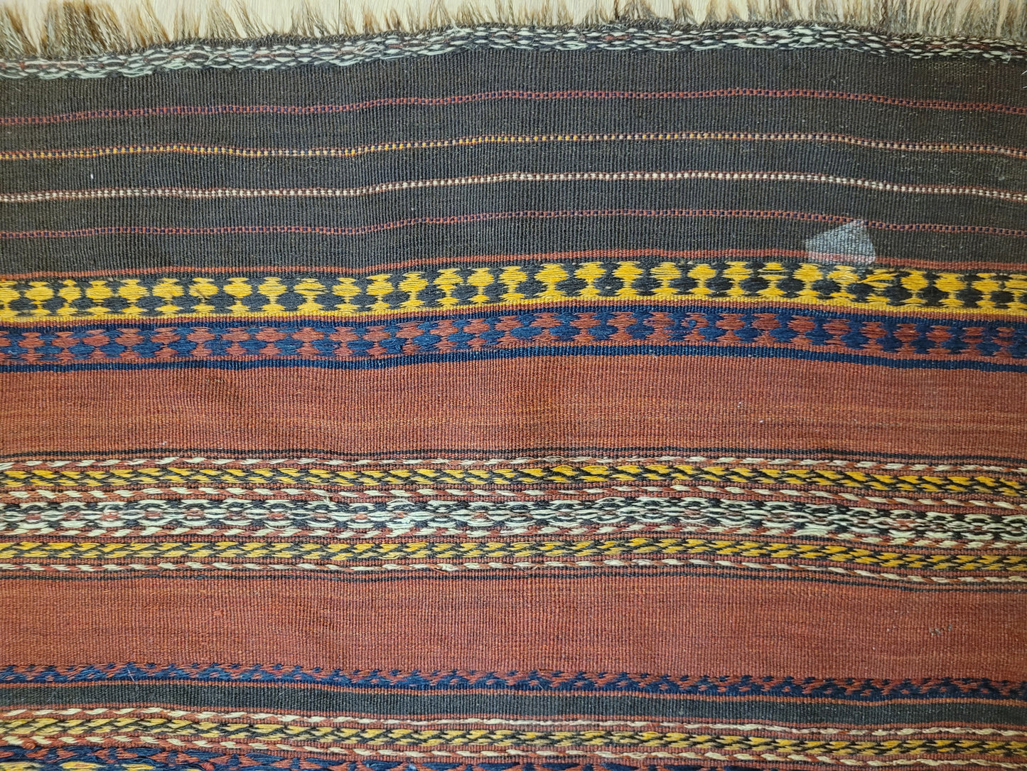 Orientteppich handgeknüpft Beludj Kelim 220×85 cm antik