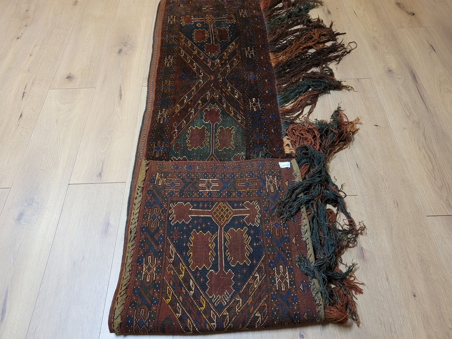 Jomut / Yomut Bouchar Zeltband – 220 × 56 cm – antik