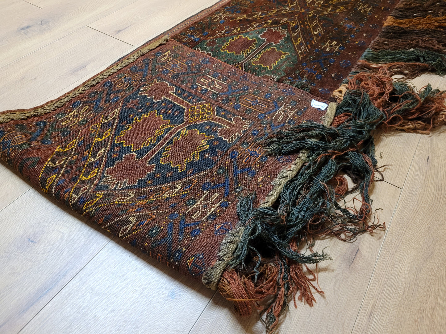 Jomut / Yomut Bouchar Zeltband – 220 × 56 cm – antik