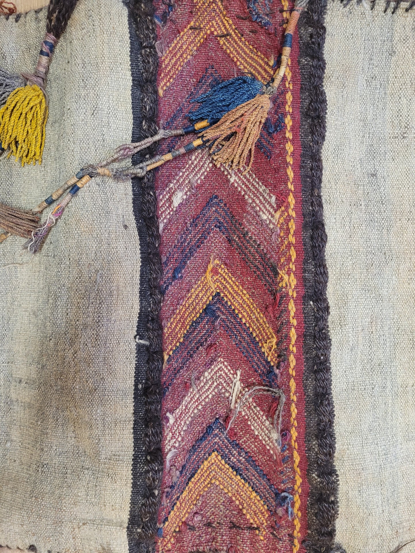 Orientteppich handgeknüpft Belutsch Taschenstück 110x50 cm