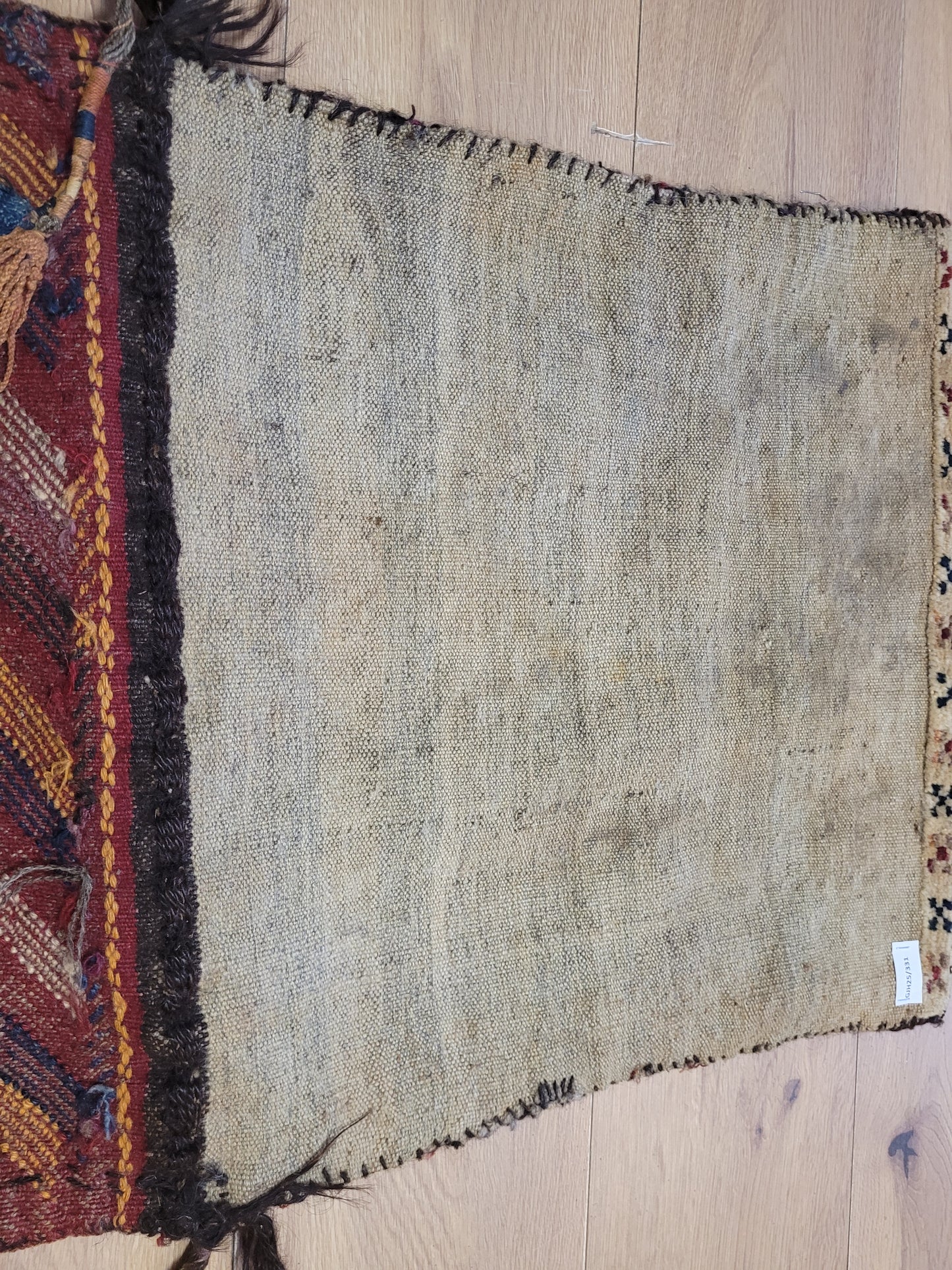 Orientteppich handgeknüpft Belutsch Taschenstück 110x50 cm