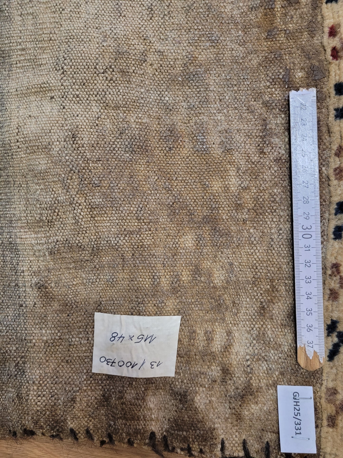 Orientteppich handgeknüpft Belutsch Taschenstück 110x50 cm