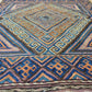 Orientteppich handgewebt Kelim geometrisch 75x67 cm