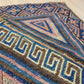 Orientteppich handgewebt Kelim geometrisch 75x67 cm