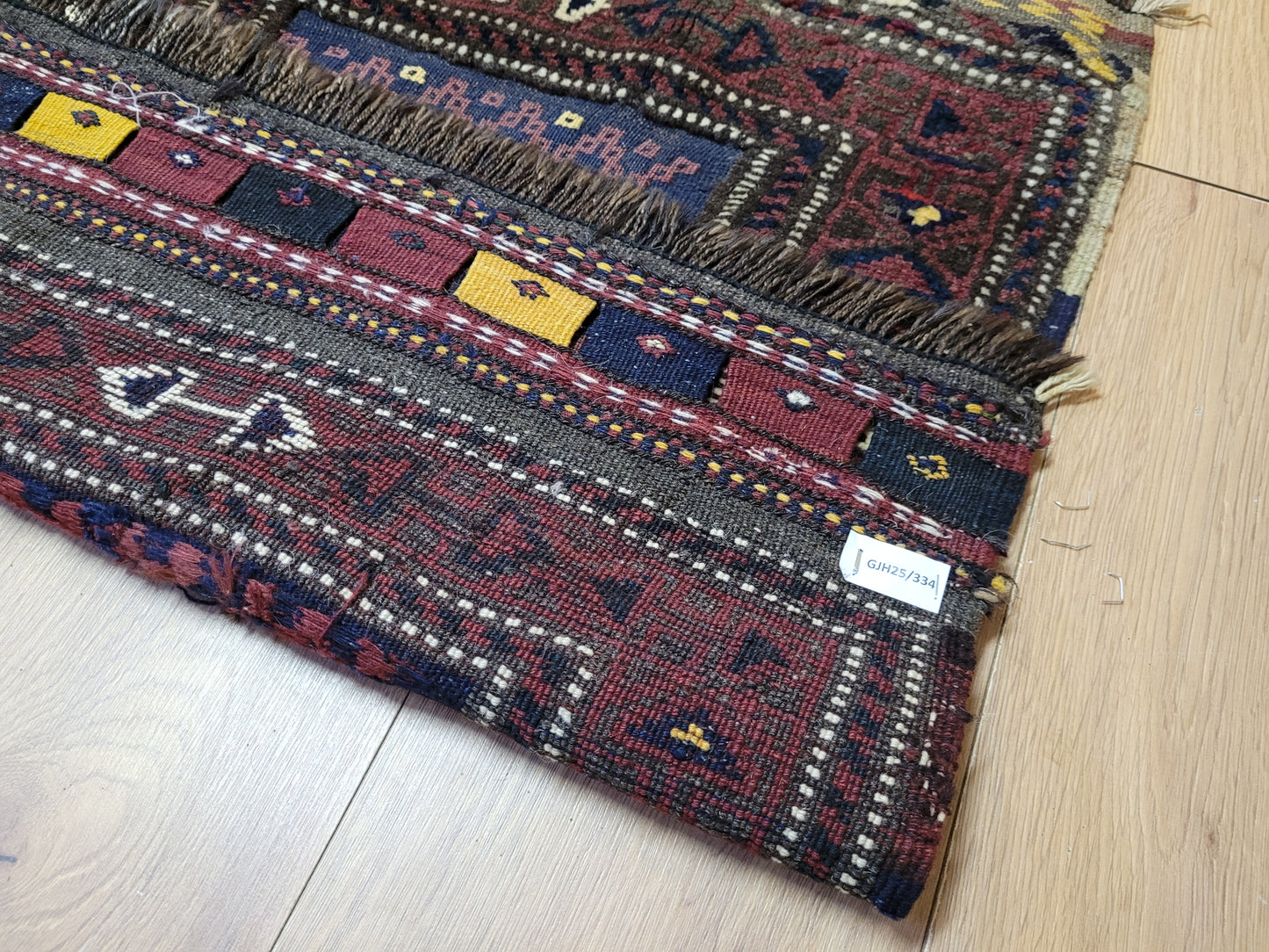 Orientteppich handgeknüpft Belutsch 74x62 cm