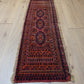 Orientteppich handgeknüpft Jomut Läufer 116x35 cm