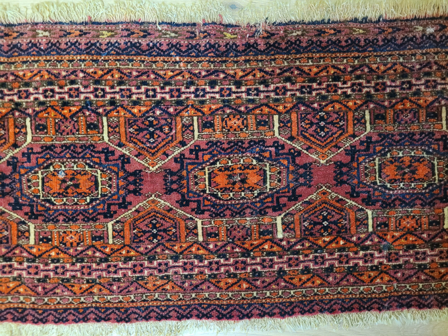 Orientteppich handgeknüpft Jomut Läufer 116x35 cm