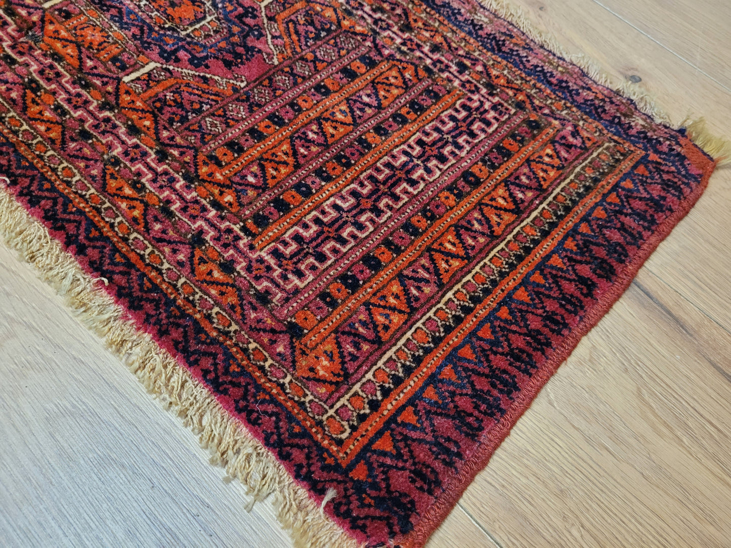 Orientteppich handgeknüpft Jomut Läufer 116x35 cm