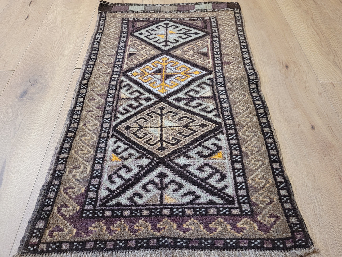 Orientteppich handgeknüpft Belutsch 98x55 cm