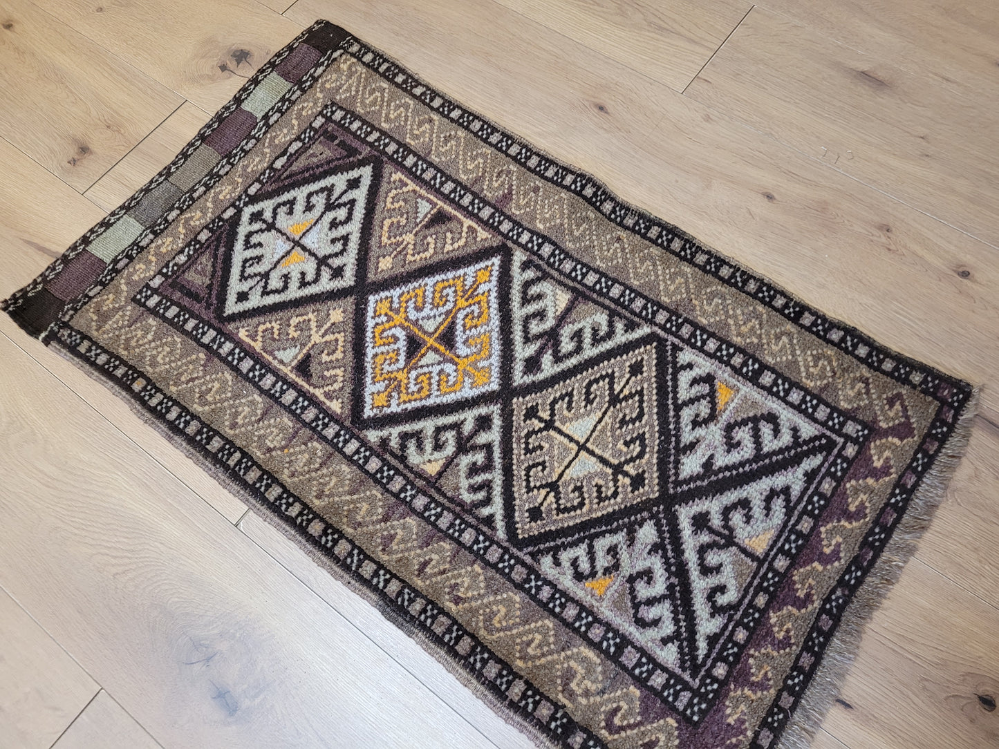 Orientteppich handgeknüpft Belutsch 98x55 cm