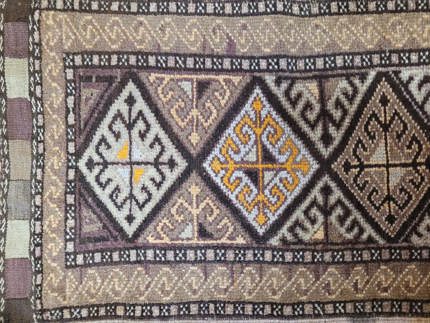 Orientteppich handgeknüpft Belutsch 98x55 cm