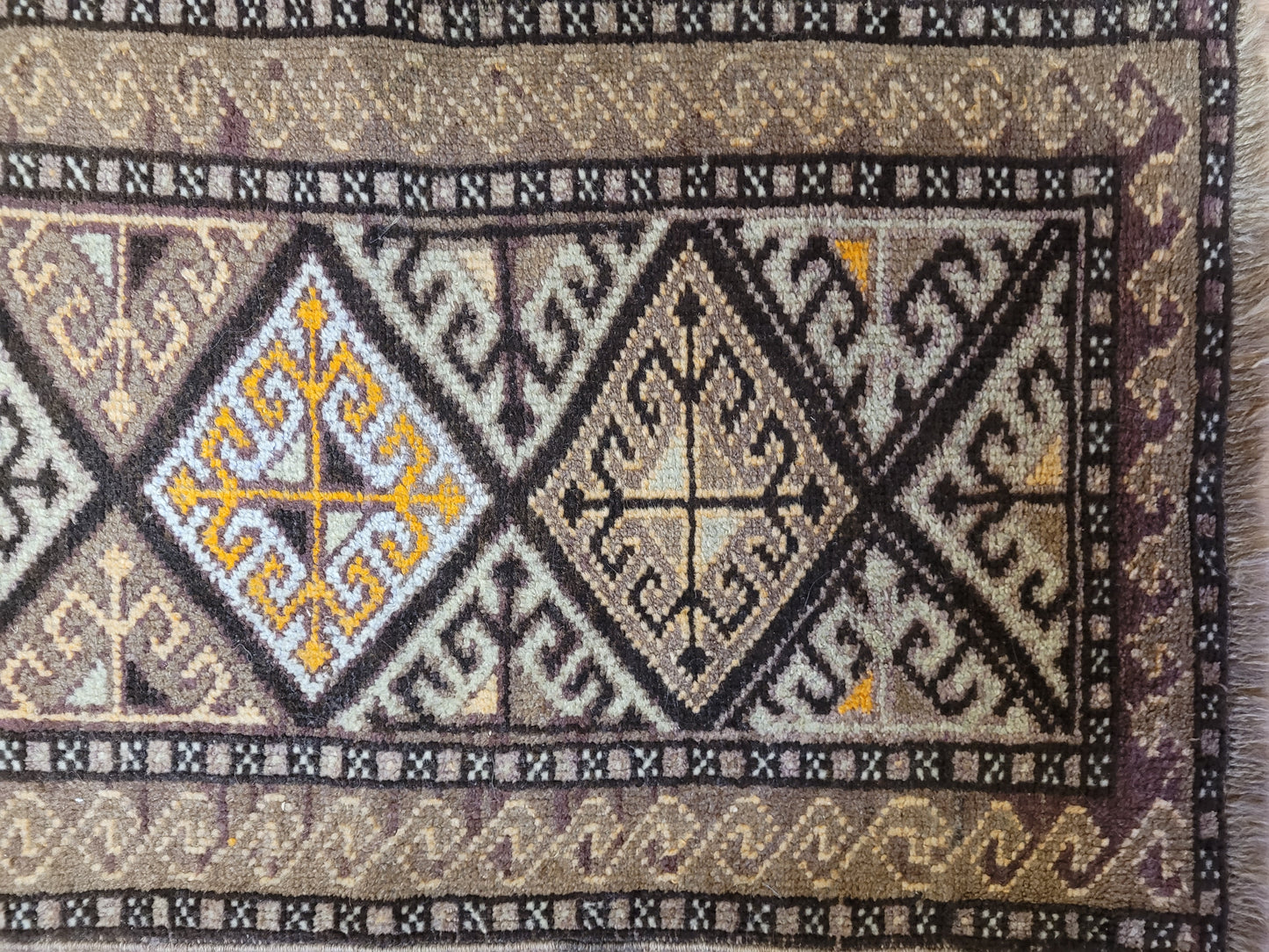 Orientteppich handgeknüpft Belutsch 98x55 cm