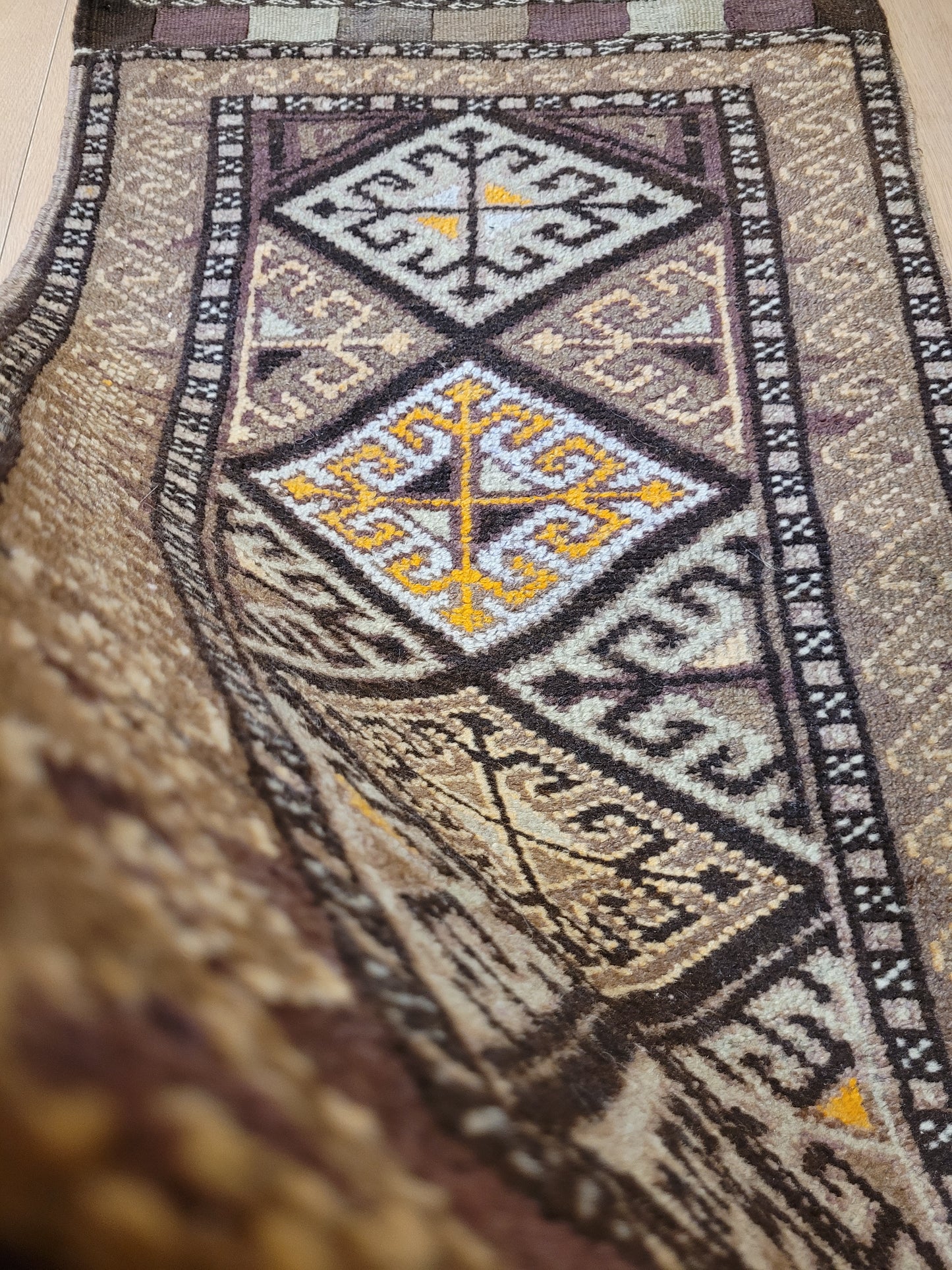 Orientteppich handgeknüpft Belutsch 98x55 cm