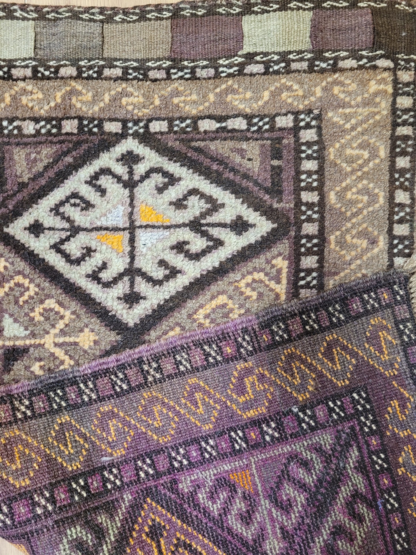 Orientteppich handgeknüpft Belutsch 98x55 cm