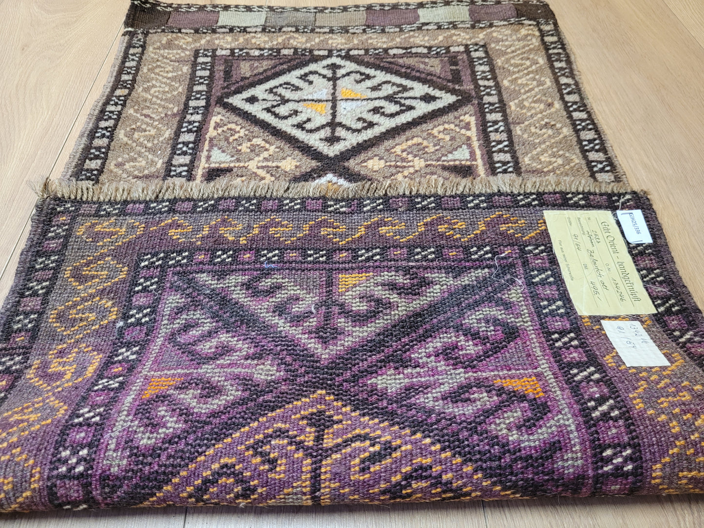 Orientteppich handgeknüpft Belutsch 98x55 cm