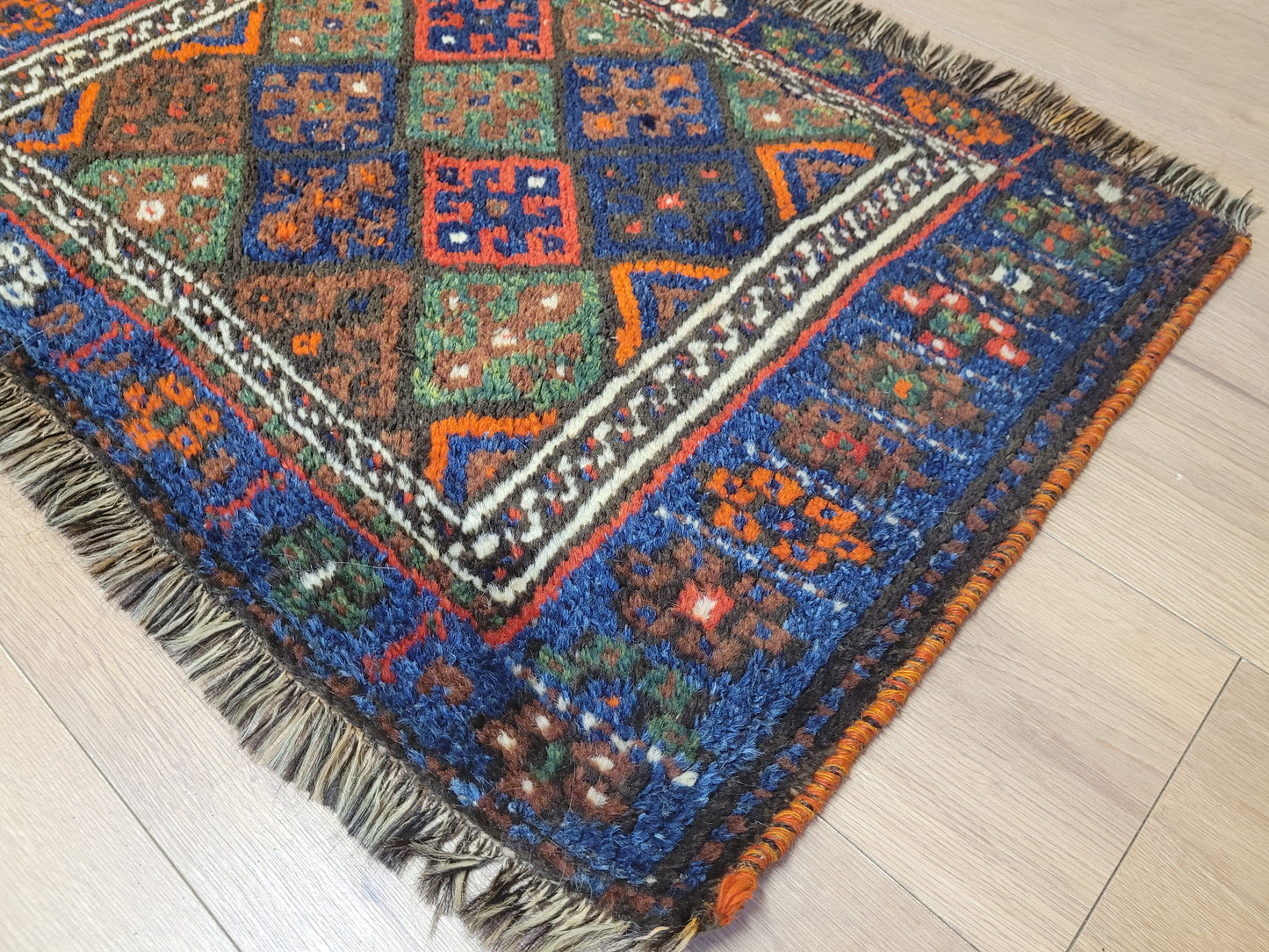 Orientteppich handgeknüpft 90×60 cm Gashgai  Nomadenkunst