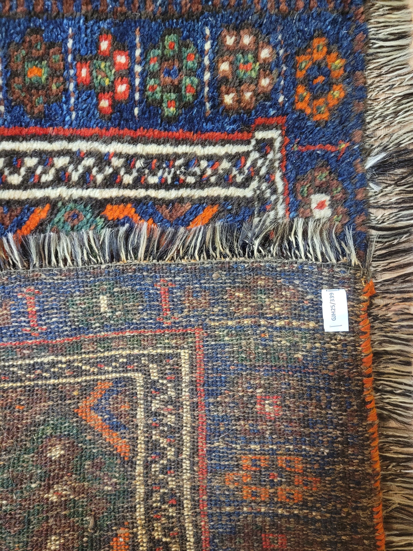 Orientteppich handgeknüpft 90×60 cm Gashgai  Nomadenkunst