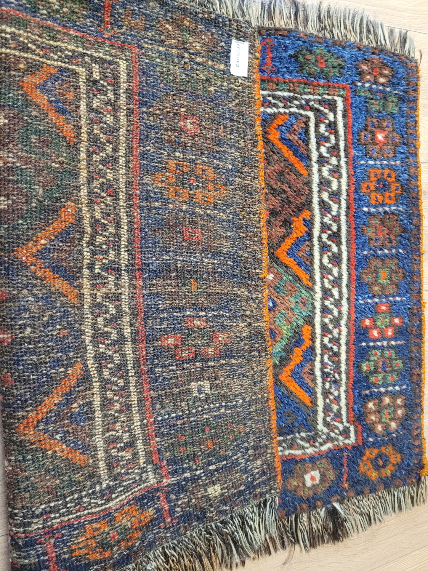 Orientteppich handgeknüpft 90×60 cm Gashgai  Nomadenkunst