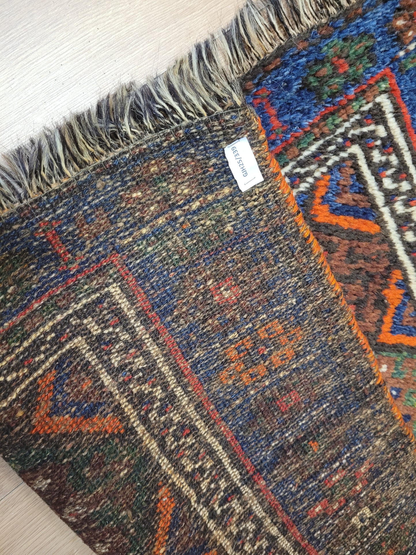 Orientteppich handgeknüpft 90×60 cm Gashgai  Nomadenkunst