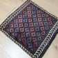 Orientteppich handgeknüpft 49×44 cm Gashgai Kleinformat Nomadenstil