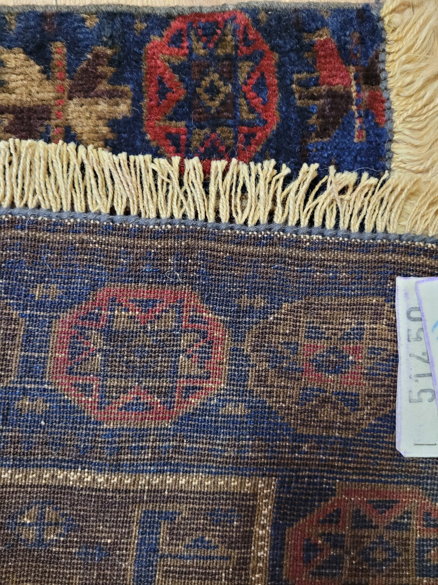 Orientteppich handgeknüpft 62×50 cm Beludj Tribal Muster