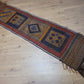 Orientteppich handgeknüpft Kelim Läufer 260×63 cm