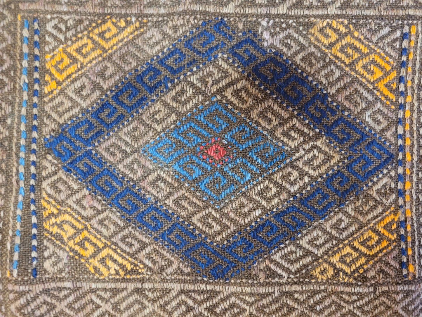 Orientteppich handgeknüpft Kelim Läufer 260×63 cm