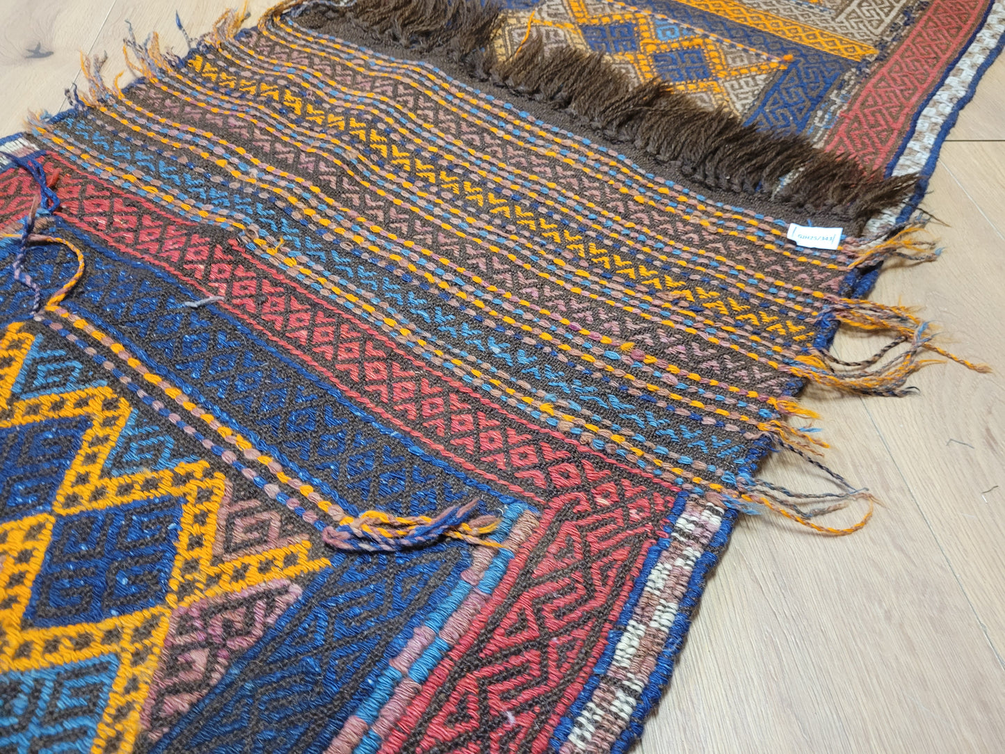 Orientteppich handgeknüpft Kelim Läufer 260×63 cm